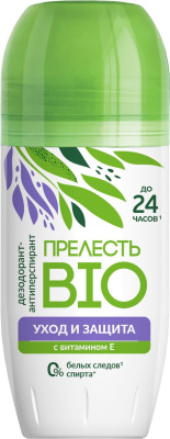 Прелесть био дезодорант уход и защита 50 мл ролик 
