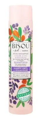 Bisou шампунь для окрашенных и тусклых волос Защита цвета и увлажнение 300мл 