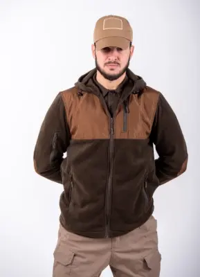 Black Rams мужская флисовая куртка О 1007 коричневый размер M 