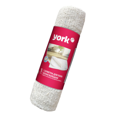 York салфетка для пола хлопковая белая 60х80 см в рулоне 