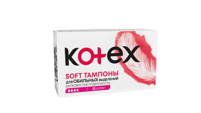Kotex тампоны софт супер 12 шт 