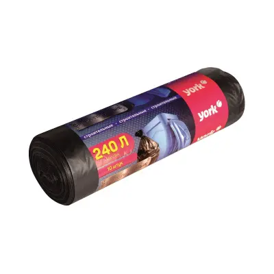 York мешки для мусора 240 л 10 шт 