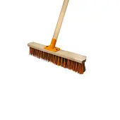 Pattern щетка для улицы 280 мм color усиленное крепление эконом с черенком