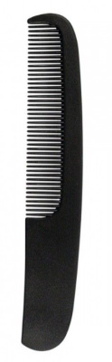 Lei гребень  пластиковый малый 011 ручка чёрный 