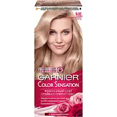 Garnier Color Sensation стойкая крем краска для волос с перламутром и эссенцией розы оттенок 9.02 перламутровый блонд