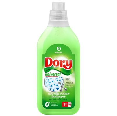 GraSS dory color гель концентрат для стирки всех видов тканей флакон 1000 мл 