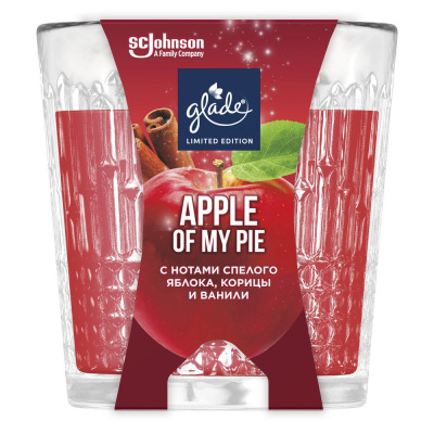 Glade ароматизированная свеча lto apple of my pie 130 г 