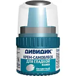 Дивидик крем для обуви самоблеск в пластиковой банке с намазком бесцветный 55 мл