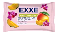 Exxe косметическое мыло манго и орхидея флоу пак 75 гр