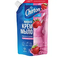 Chirton жидкое крем мыло клубничный десерт 500 мл дой пак