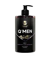 Q’men шампунь 3 в 1 мужской, 640 мл