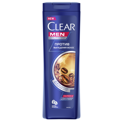 Clear men шампунь против перхоти против выпадения волос 400 мл 