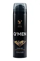 Q’men пена для бритья comfort с экстрактом женьшеня и льняного семени, 240 мл
