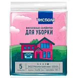 Чистюля салфетка вискозная 5 шт