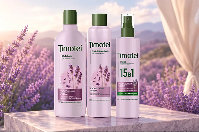 Средства для волос от Timotei Роскошный объем
