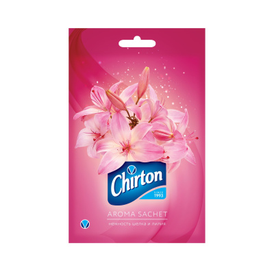 Chirton саше для одежды нежность шёлка и лилия ароматическое 15 г 
