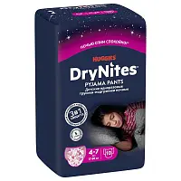 Huggies подгузники трусики для девочек 4-7 лет 10 шт