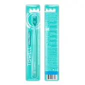 Tiswell зубная щётка средней жесткости для взрослых бирюзовая + 1 шт