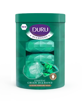 Duru diamonds туалетное мыло волшебный изумруд 360 г