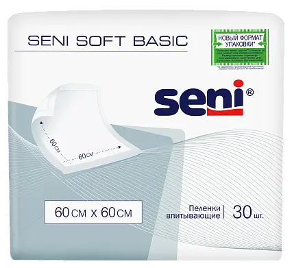 Пеленки BELLA гигиенические SENI по 30 шт 60*60 soft