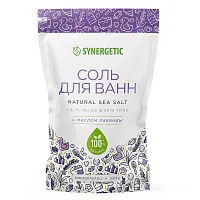 Synergetic соль для ванн с маслом лаванды 1 кг