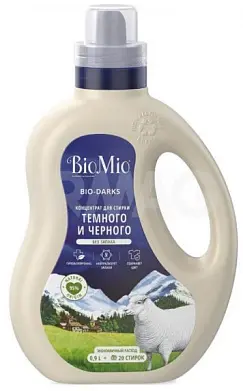 BioMio bio black& гель для стирки черных темных и джинсовых тканей 900 мл