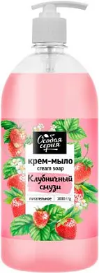 Особая серия крем мыло клубничный смузи 1000 мл