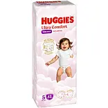 Huggies ultra comfort 5 12-17 кг трусики подгузники 42 шт для девочек