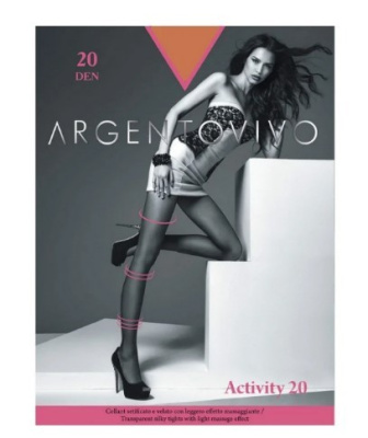 Argentovivo колготки женские activity 20 50/5 cognac 3 