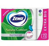 Zewa natural comfort туалетная бумага 3 слоя 12 рулонов