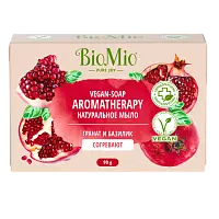 BioMio Натуральное мыло Гранат и базилик 90 г