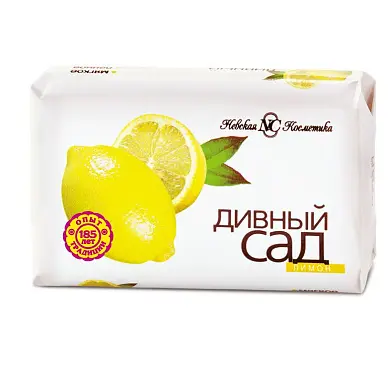 Невская Косметика дивный сад туалетное мыло лимон 90 г