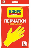 ФБ bonus перчатки латексные универсальные L