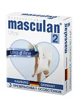 Masculan презервативы Ultra № 3 ( 2 Ultra №3) особо тонкий, прозрачный с обильной смазкой