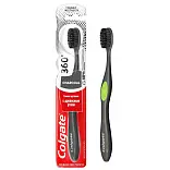 Colgate зубная щетка 360º древесный уголь многофункциональная средней жесткости черная