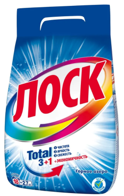 Losk стиральный порошок автомат горное озеро 2.7 кг 