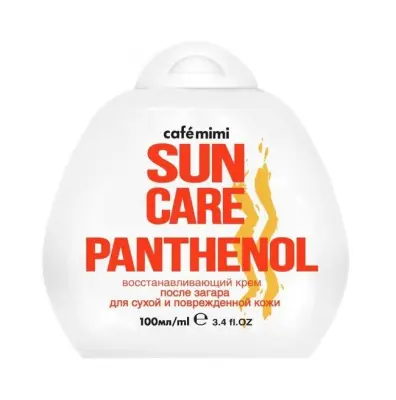 Cafe Mimi крем после загара для лица и тела Восстанавливающий 100мл 