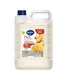 Aura pure cotton крем мыло 2 в1 для рук и тела хлопок и манго канистра 5000 мл