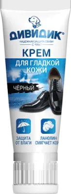 Дивидик крем для обуви Престиж чёрный 75мл 