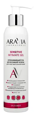 ARAVIA Laboratories успокаивающий гель для интимной гигиены для чувствительной кожи 200 мл