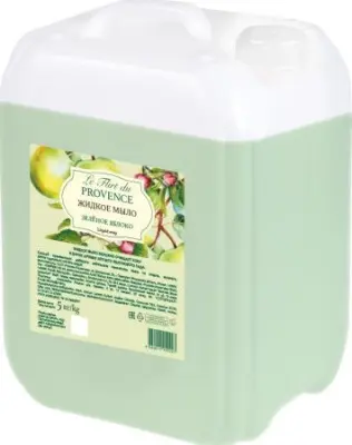 Le Flirt Du Provence жидкое мыло зеленое яблоко 5 л 