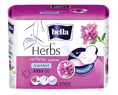 Прокладки BELLA с экстрактом вербены 10шт