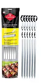 FORESTER Набор шампуров малых. (6шт), никел. сталь(12)