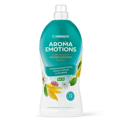 Synergetic кондиционер для белья концентрированный serenity безмятежность 1,8 л 