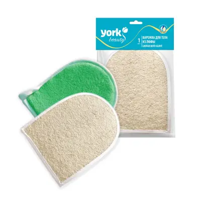 York варежка для тела из люфы 