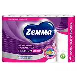 Zemma кухонные полотенца двухслойные премиум декор 4 шт