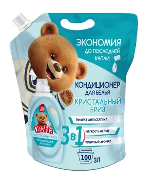 Qualita кондиционер для белья дой пак 3000 мл 