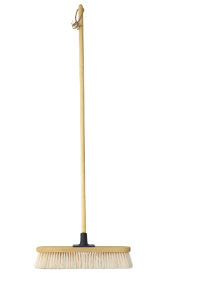 Pattern щётка для пола для дома 400мм Премиум, белый ворс КОМПЛЕКТ:Щетка+рукоятка 