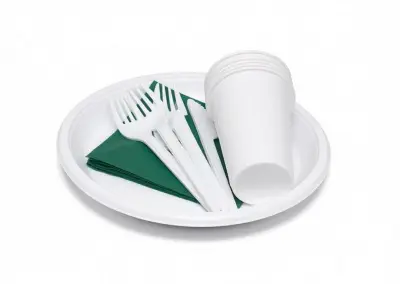 Набор для пикника пикник тар ст 200 мл вилка всё по 6 шт 