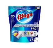 Bingo pro капсулы для посудомоечной машины 50 шт